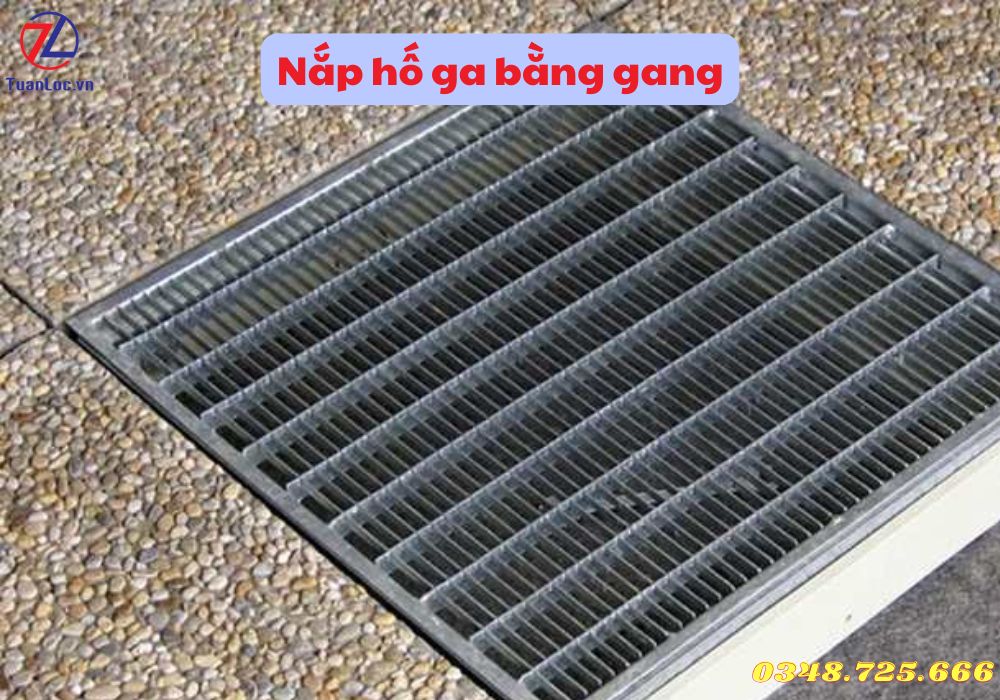 Mẫu nắp hố ga bằng gang