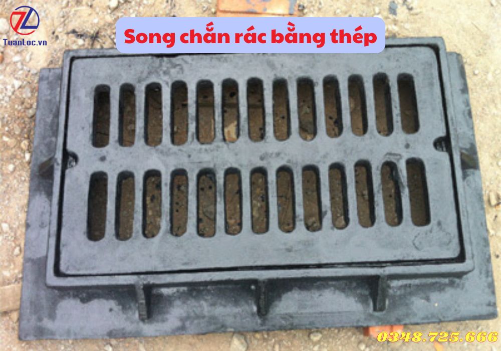 Song chắn rác bằng thép