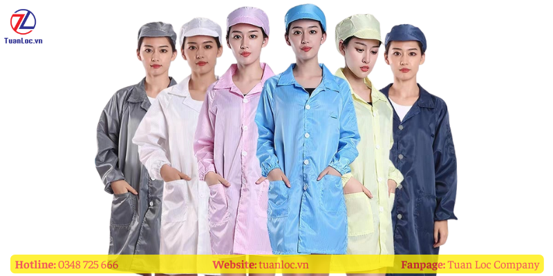 Ứng dụng thực tế của áo choàng phòng sạch chống tĩnh điện