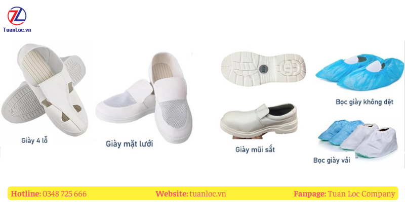 Các loại giày phòng sạch chống tĩnh điện hiện nay