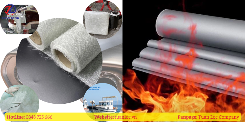 Ứng dụng thực tế của sợi thủy tinh chống cháy