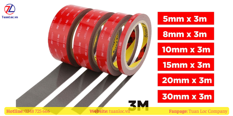 Các loại băng keo 3M phổ biến hiện nay