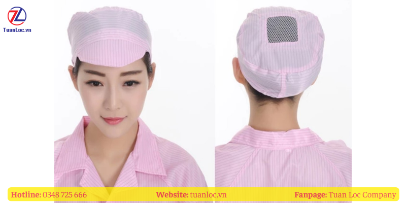 Đặc điểm kỹ thuật của mũ phòng sạch chống tĩnh điện
