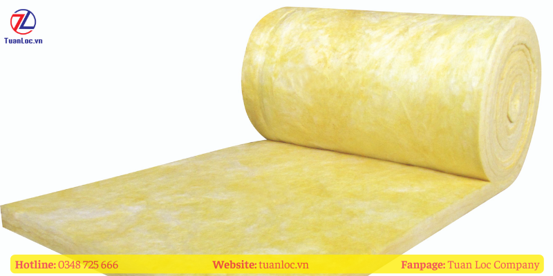 Bông thủy tinh (Glasswool) chuyên cách nhiệt, cách âm
