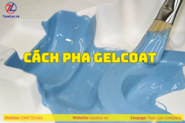 Cách pha Gelcoat đúng kỹ thuật trong sản xuất composite