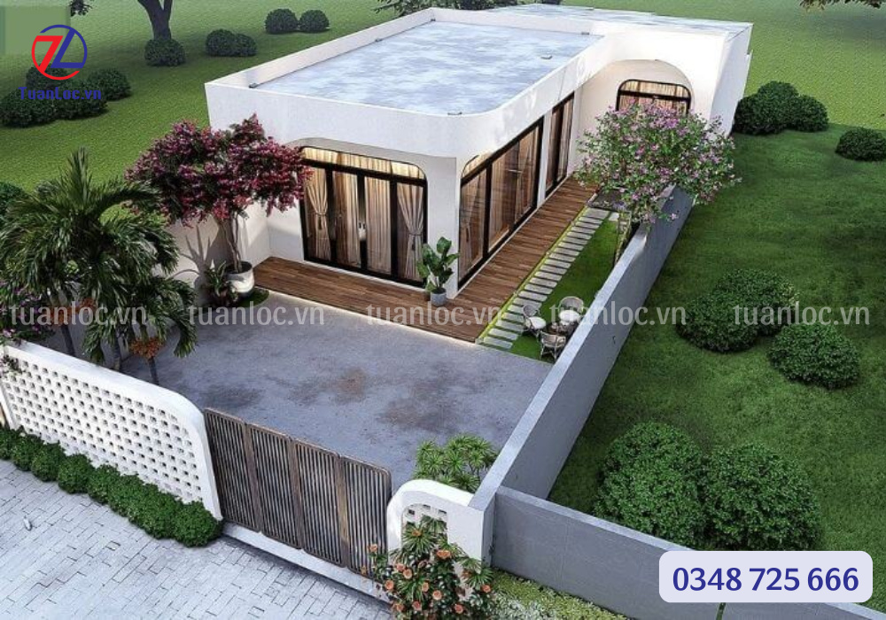 Xây nhà cấp 4 trọn gói 200 triệu kiểu hiện đại