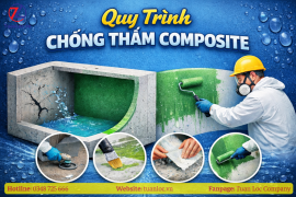 Quy Trình Chống Thấm Composite (Bọc Phủ FRP) Chi Tiết