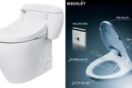  Nắp rửa điện tử WASHLET - Sự kết hợp hoàn hảo với mọi bàn cầu