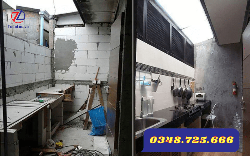 Cải tạo nhà bếp - Chuyên sửa nhà trọn gói tại Đà Nẵng