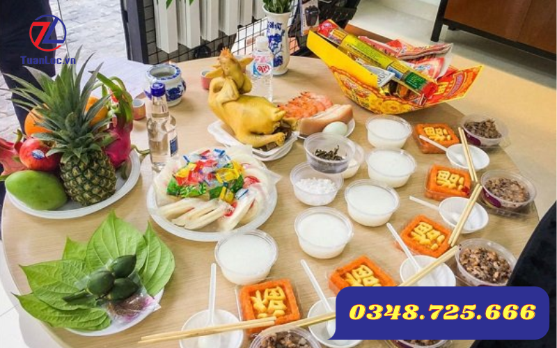 Chuẩn bị lễ cúng sửa nhà