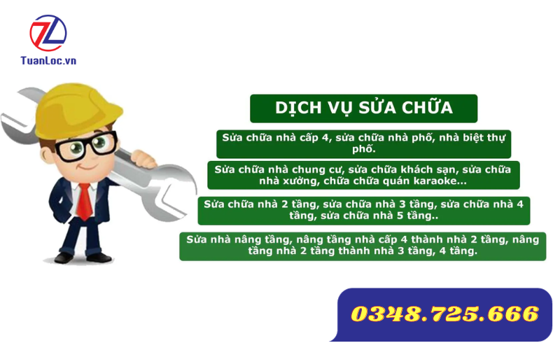 Tuấn Lộc – Đơn vị chuyên cung cấp dịch vụ sửa chữa nhà của tại Đà Nẵng