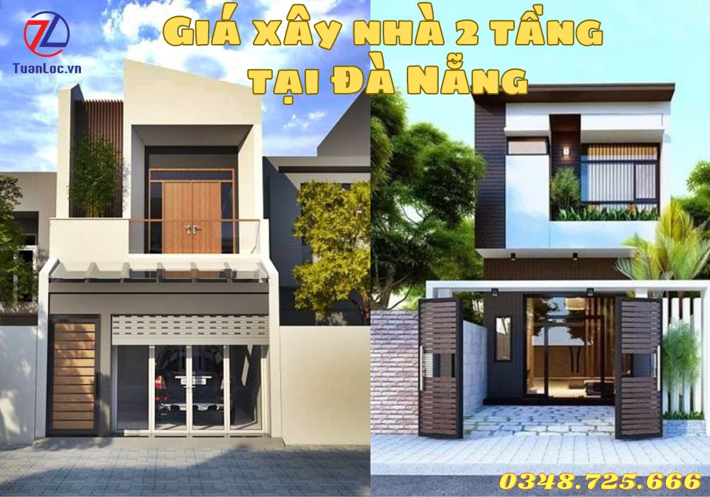 Giá xây nhà 2 tầng tại Đà Nẵng