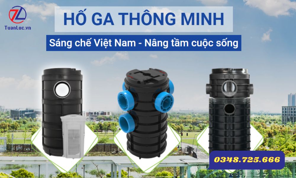 Hố ga sử dụng van 1 chiều chống ngập - Nâng tầm cuộc sống