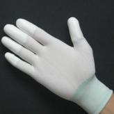 Găng tay phòng sạch phủ PU ngón Màu Trắng