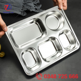 Khay inox sâu lòng 5 ngăn