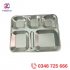 Khay inox 5 ngăn đựng cơm